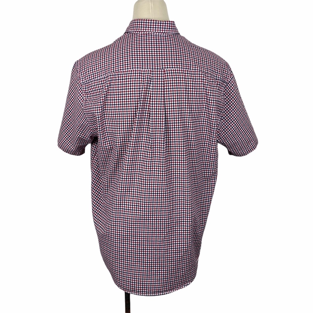 Eddie Bauer Red & Blue Short Sleeve Large-Tall - Picture 9 of 9